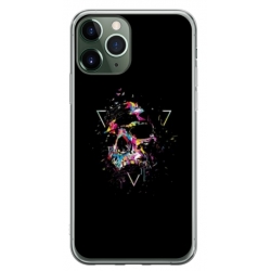 Husa personalizata tip carcasa HQPrint pentru Apple iPhone 11 Pro, model Colorful 5, multicolor, S1D1M0302