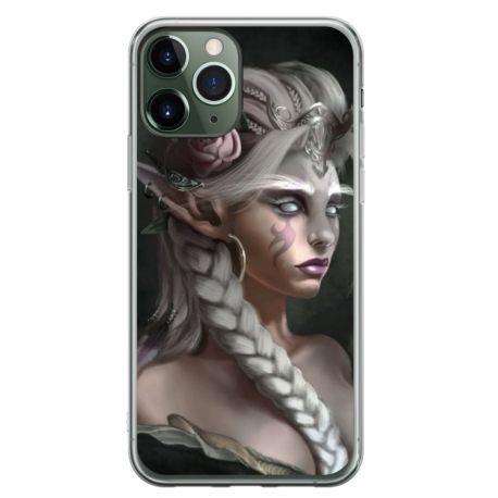 Husa personalizata tip carcasa HQPrint pentru Apple iPhone 11 Pro, model Alien Queen, multicolor, S1D1M0308