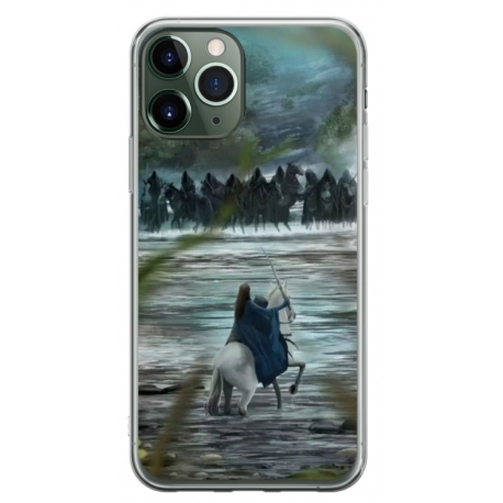 Husa personalizata tip carcasa HQPrint pentru Apple iPhone 11 Pro, model Brave, multicolor, S1D1M0310