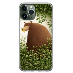 Husa personalizata tip carcasa HQPrint pentru Apple iPhone 11 Pro, model Bear, multicolor, S1D1M0312
