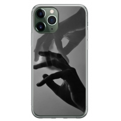Husa personalizata tip carcasa HQPrint pentru Apple iPhone 11 Pro, model Hand Reach, multicolor, S1D1M0318