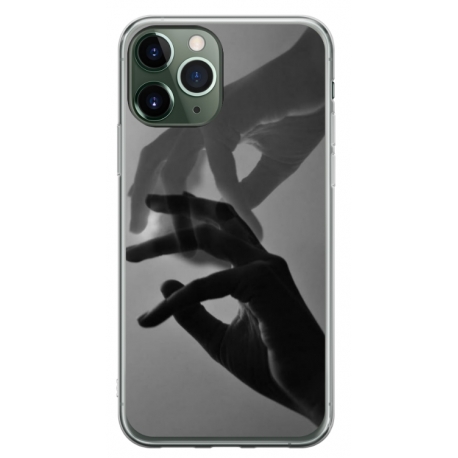 Husa personalizata tip carcasa HQPrint pentru Apple iPhone 11 Pro, model Hand Reach, multicolor, S1D1M0318