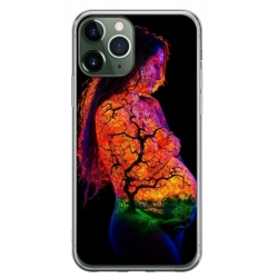 Husa personalizata tip carcasa HQPrint pentru Apple iPhone 11 Pro, model Colorful 7, multicolor, S1D1M0324