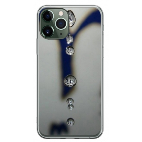 Husa personalizata tip carcasa HQPrint pentru Apple iPhone 11 Pro, model Droplets, multicolor, S1D1M0353