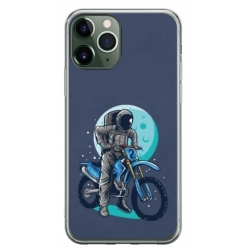 Husa personalizata tip carcasa HQPrint pentru Apple iPhone 11 Pro, model Biker Astronaout, multicolor, S1D1M0375