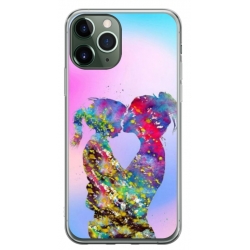 Husa personalizata tip carcasa HQPrint pentru Apple iPhone 11 Pro, model Colorful Love, multicolor, S1D1M0376