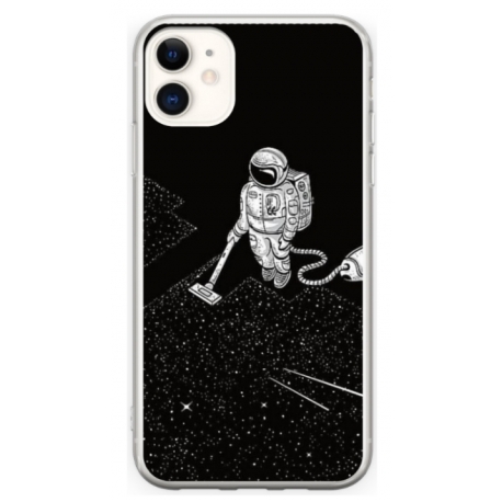 Husa personalizata tip carcasa HQPrint pentru Apple iPhone 11, model Vacuum of Space, multicolor, S1D1M0007