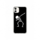 Husa personalizata tip carcasa HQPrint pentru Apple iPhone 11, model Dab Skeleton, multicolor, S1D1M0034