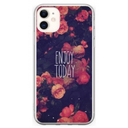Husa personalizata tip carcasa HQPrint pentru Apple iPhone 11, model Enjoy Today, multicolor, S1D1M0037