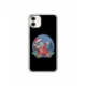 Husa personalizata tip carcasa HQPrint pentru Apple iPhone 11, model Covid Santa, multicolor, S1D1M0055