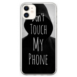 Husa personalizata tip carcasa HQPrint pentru Apple iPhone 11, model Dont touch my phone 2, multicolor, S1D1M0065