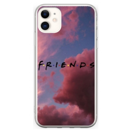 Husa personalizata tip carcasa HQPrint pentru Apple iPhone 11, model FRIENDS 2, multicolor, S1D1M0082