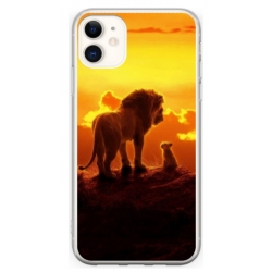 Husa personalizata tip carcasa HQPrint pentru Apple iPhone 11, model Lion King 1, multicolor, S1D1M0119