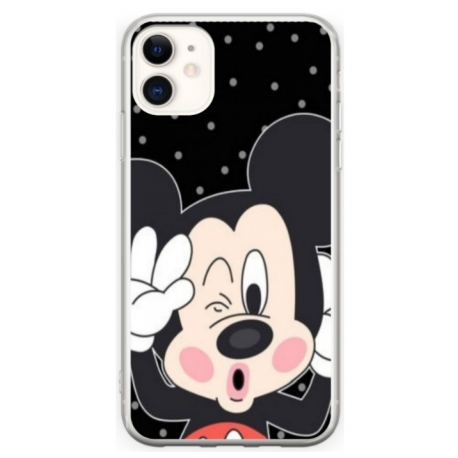 Husa personalizata tip carcasa HQPrint pentru Apple iPhone 11, model Mickey 1, multicolor, S1D1M0124