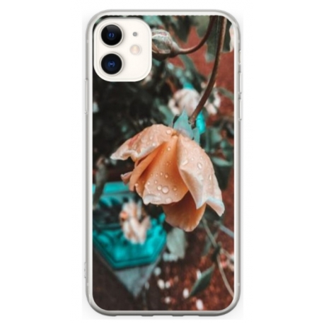 Husa personalizata tip carcasa HQPrint pentru Apple iPhone 11, model Flowers 10, multicolor, S1D1M0149