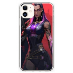 Husa personalizata tip carcasa HQPrint pentru Apple iPhone 11, model Valorant, multicolor, S1D1M0157