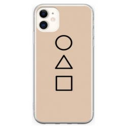 Husa personalizata tip carcasa HQPrint pentru Apple iPhone 11, model Squid Game 1, multicolor, S1D1M0173