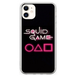 Husa personalizata tip carcasa HQPrint pentru Apple iPhone 11, model Squid Game 4, multicolor, S1D1M0176