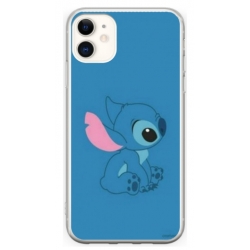 Husa personalizata tip carcasa HQPrint pentru Apple iPhone 11, model Blue Stich, multicolor, S1D1M0192