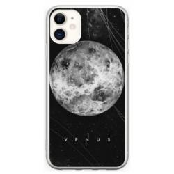 Husa personalizata tip carcasa HQPrint pentru Apple iPhone 11, model Moon, multicolor, S1D1M0212