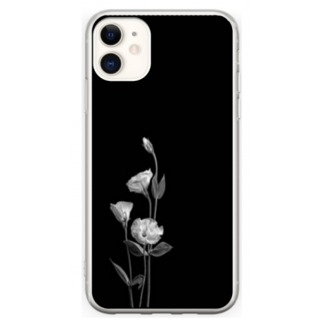 Husa personalizata tip carcasa HQPrint pentru Apple iPhone 11, model Abstract Flowers, multicolor, S1D1M0216