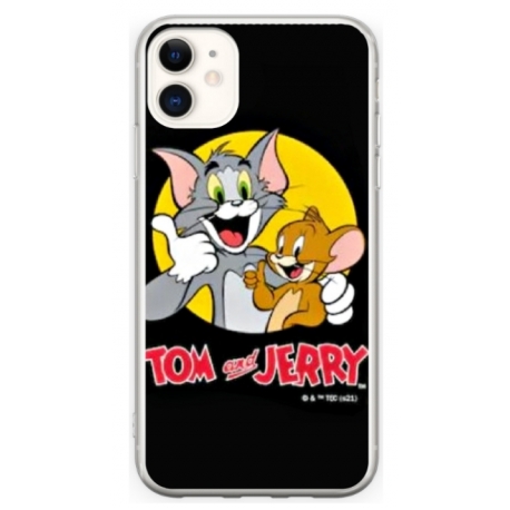 Husa personalizata tip carcasa HQPrint pentru Apple iPhone 11, model Tom and Jerry 4, multicolor, S1D1M0226
