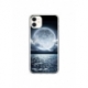 Husa personalizata tip carcasa HQPrint pentru Apple iPhone 11, model Moon Sky, multicolor, S1D1M0228