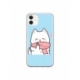 Husa personalizata tip carcasa HQPrint pentru Apple iPhone 11, model Cute Puppy, multicolor, S1D1M0232