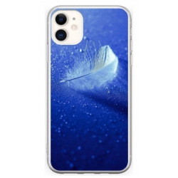 Husa personalizata tip carcasa HQPrint pentru Apple iPhone 11, model Pana, multicolor, S1D1M0236