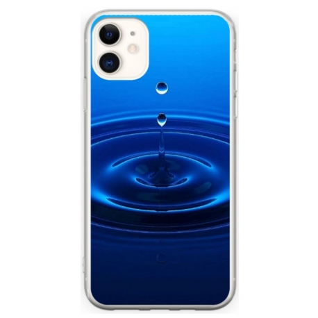 Husa personalizata tip carcasa HQPrint pentru Apple iPhone 11, model Picatura, multicolor, S1D1M0240