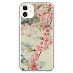 Husa personalizata tip carcasa HQPrint pentru Apple iPhone 11, model Flowers 18, multicolor, S1D1M0245