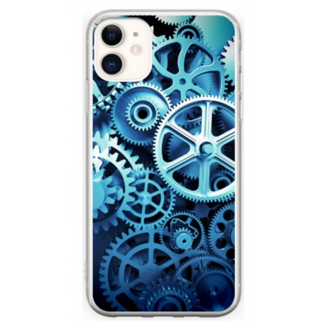 Husa personalizata tip carcasa HQPrint pentru Apple iPhone 11, model Clockwork, multicolor, S1D1M0250