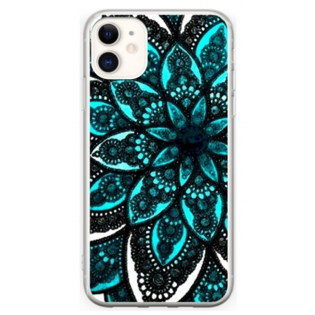 Husa personalizata tip carcasa HQPrint pentru Apple iPhone 11, model Mandela 2, multicolor, S1D1M0255
