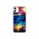 Husa personalizata tip carcasa HQPrint pentru Apple iPhone 11, model Abstract City, multicolor, S1D1M0263