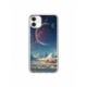 Husa personalizata tip carcasa HQPrint pentru Apple iPhone 11, model Alien Planet, multicolor, S1D1M0264
