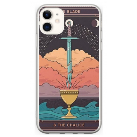 Husa personalizata tip carcasa HQPrint pentru Apple iPhone 11, model Tarrot, multicolor, S1D1M0267