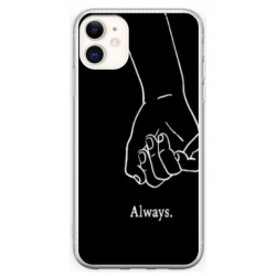 Husa personalizata tip carcasa HQPrint pentru Apple iPhone 11, model Always and Forever 1, multicolor, S1D1M0279