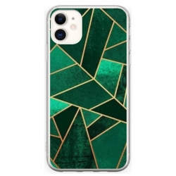 Husa personalizata tip carcasa HQPrint pentru Apple iPhone 11, model Emerald, multicolor, S1D1M0287