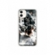 Husa personalizata tip carcasa HQPrint pentru Apple iPhone 11, model Skeleton Cards, multicolor, S1D1M0301