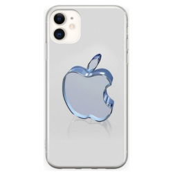 Husa personalizata tip carcasa HQPrint pentru Apple iPhone 11, model Apple Logo, multicolor, S1D1M0323