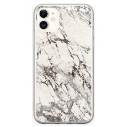 Husa personalizata tip carcasa HQPrint pentru Apple iPhone 11, model White Marble, multicolor, S1D1M0325