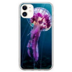 Husa personalizata tip carcasa HQPrint pentru Apple iPhone 11, model Mushroom, multicolor, S1D1M0326