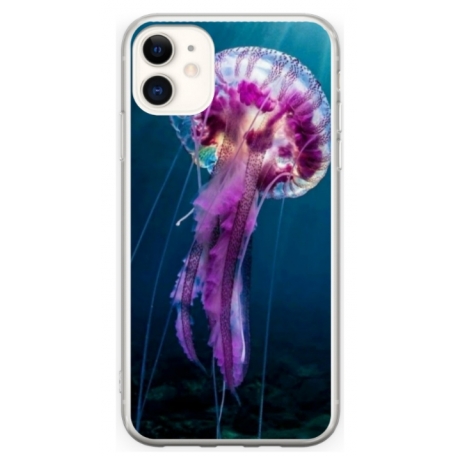 Husa personalizata tip carcasa HQPrint pentru Apple iPhone 11, model Mushroom, multicolor, S1D1M0326