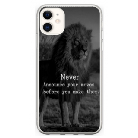 Husa personalizata tip carcasa HQPrint pentru Apple iPhone 11, model Quote 2, multicolor, S1D1M0330