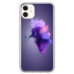 Husa personalizata tip carcasa HQPrint pentru Apple iPhone 11, model Flowers 19, multicolor, S1D1M0340