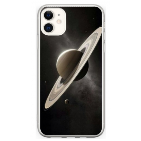Husa personalizata tip carcasa HQPrint pentru Apple iPhone 11, model Planet 2, multicolor, S1D1M0348