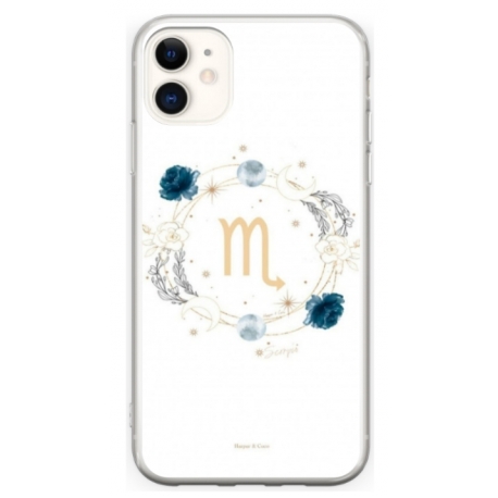 Husa personalizata tip carcasa HQPrint pentru Apple iPhone 11, model Zodiac Circle, multicolor, S1D1M0349