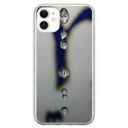 Husa personalizata tip carcasa HQPrint pentru Apple iPhone 11, model Droplets, multicolor, S1D1M0353