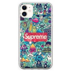 Husa personalizata tip carcasa HQPrint pentru Apple iPhone 11, model Supreme, multicolor, S1D1M0360