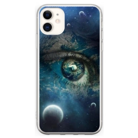 Husa personalizata tip carcasa HQPrint pentru Apple iPhone 11, model Abstract 3, multicolor, S1D1M0362